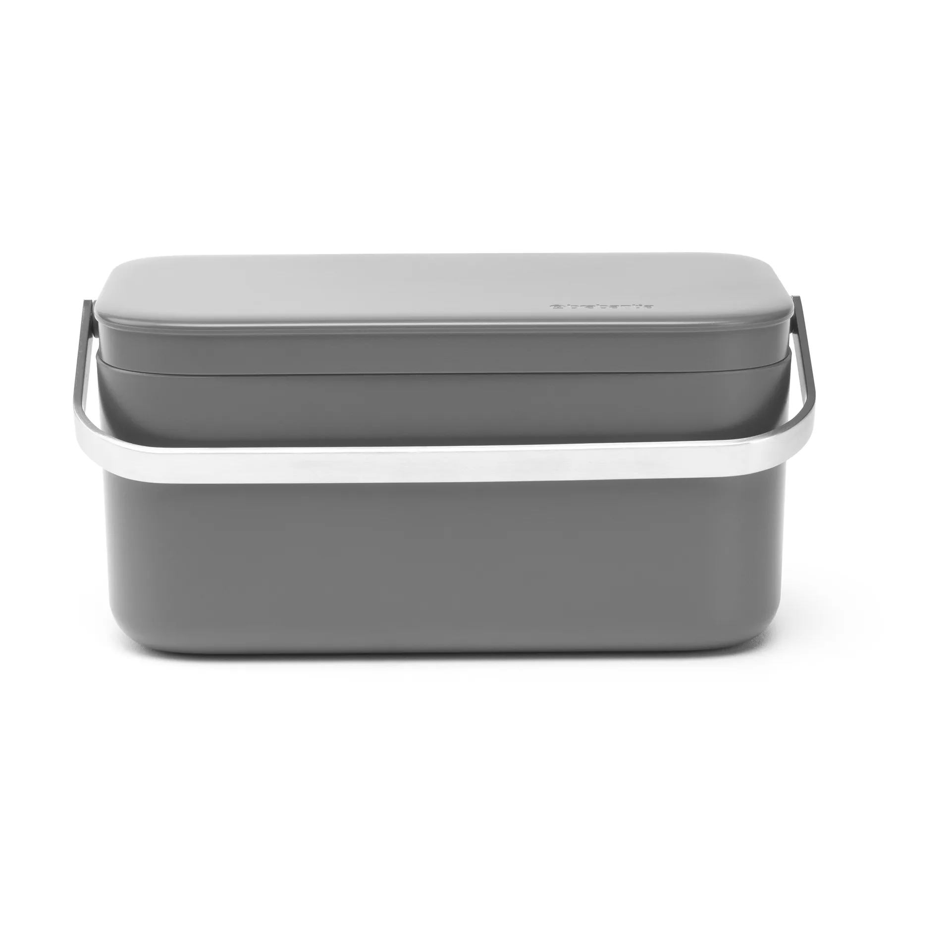 Sinkside afvalbakje GFT 13x22 cm, Donkergrijs Brabantia