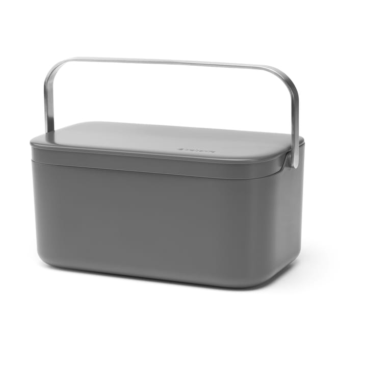 Sinkside afvalbakje GFT 13x22 cm, Donkergrijs Brabantia