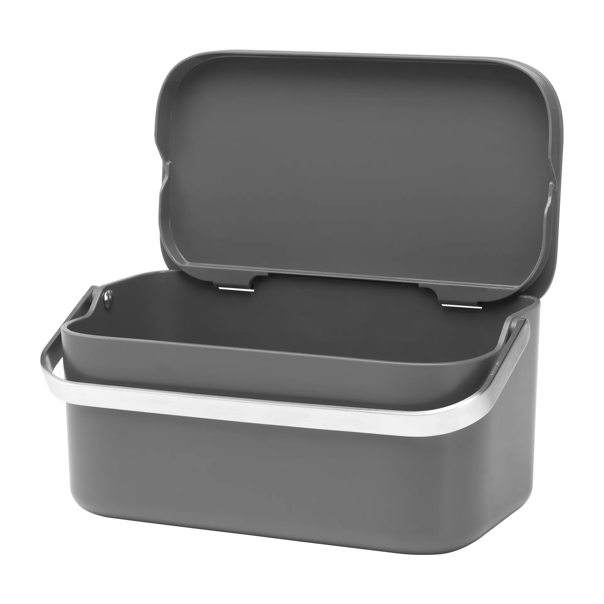 Sinkside afvalbakje GFT 13x22 cm, Donkergrijs Brabantia