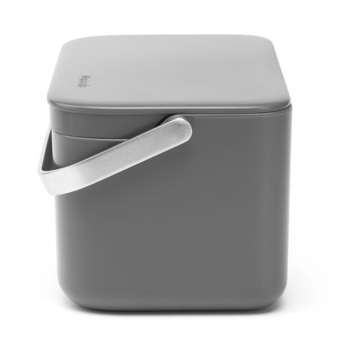 Sinkside afvalbakje GFT 13x22 cm, Donkergrijs Brabantia