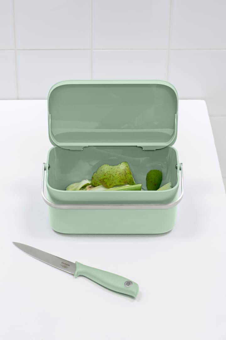 Sinkside afvalbakje GFT 13x22 cm, Jade green Brabantia