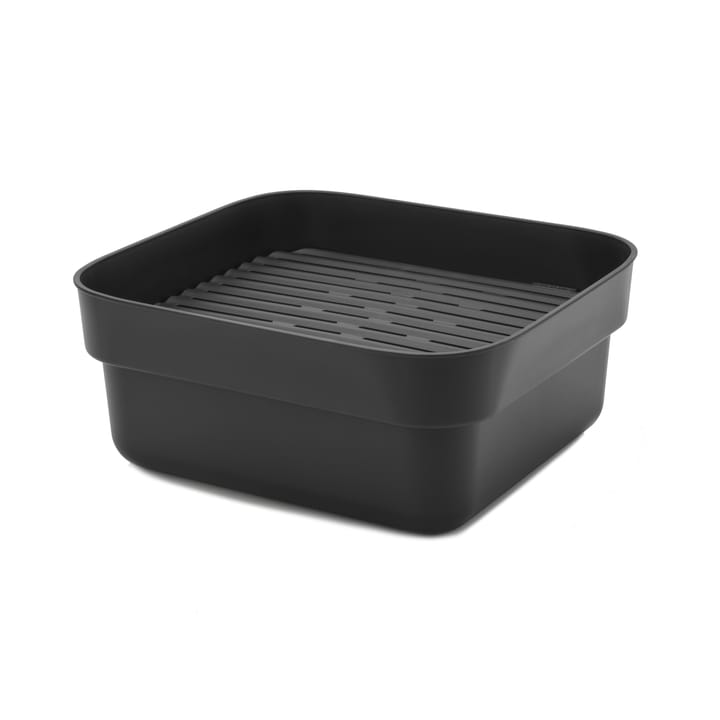 Sinkside afwasteiltje met droogplankje 34x37 cm, Donkergrijs Brabantia