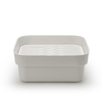 Sinkside afwasteiltje met droogplankje 34x37 cm - Lichtgrijs - Brabantia