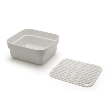 Sinkside afwasteiltje met droogplankje 34x37 cm - Lichtgrijs - Brabantia