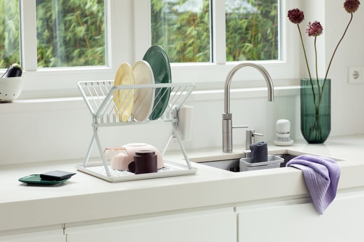 Sinkside inklapbaar afdruiprek 37 cm, Lichtgrijs Brabantia