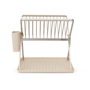 Sinkside inklapbaar afdruiprek 37 cm - Zacht beige - Brabantia