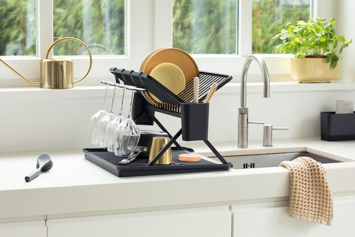 Sinkside inklapbaar afdruiprek 51 cm, Donkergrijs Brabantia