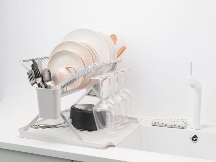 Sinkside inklapbaar afdruiprek 51 cm, Lichtgrijs Brabantia