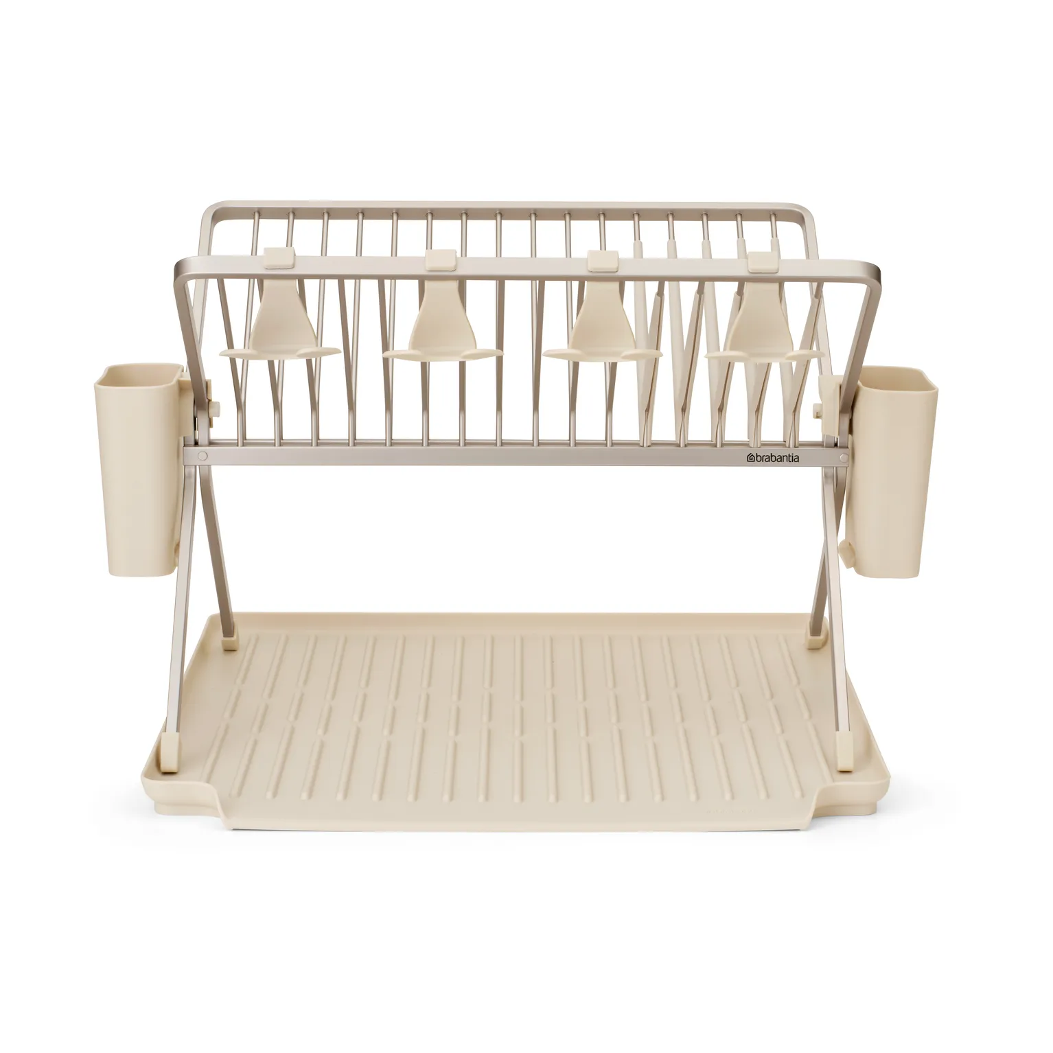 Sinkside inklapbaar afdruiprek 51 cm, Zacht beige Brabantia