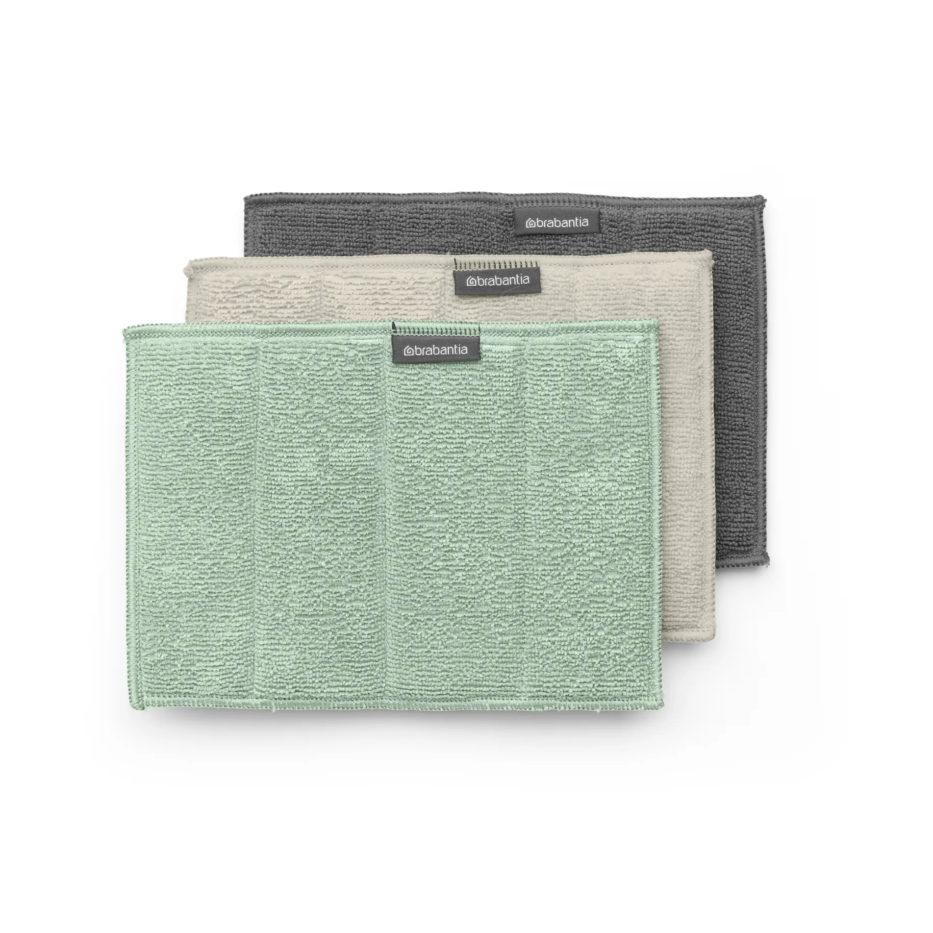 Sinkside schoonmaakspons microvezel 3-pack, Gemengd Brabantia
