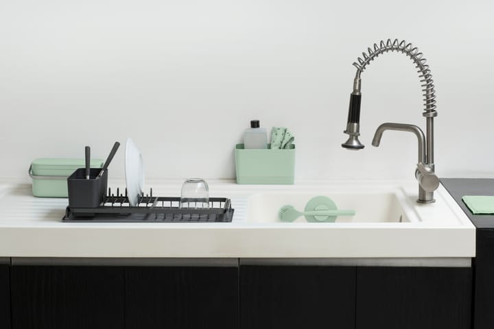 Sinkside schoonmaakspons microvezel 3-pack, Jade green Brabantia