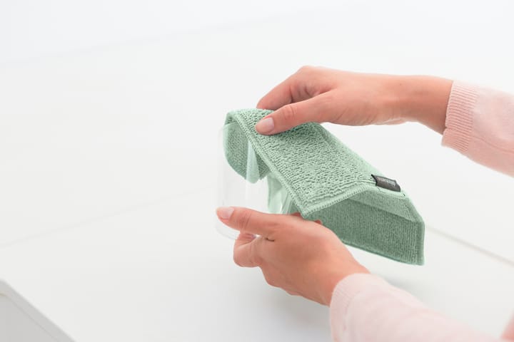Sinkside schoonmaakspons microvezel 3-pack, Jade green Brabantia