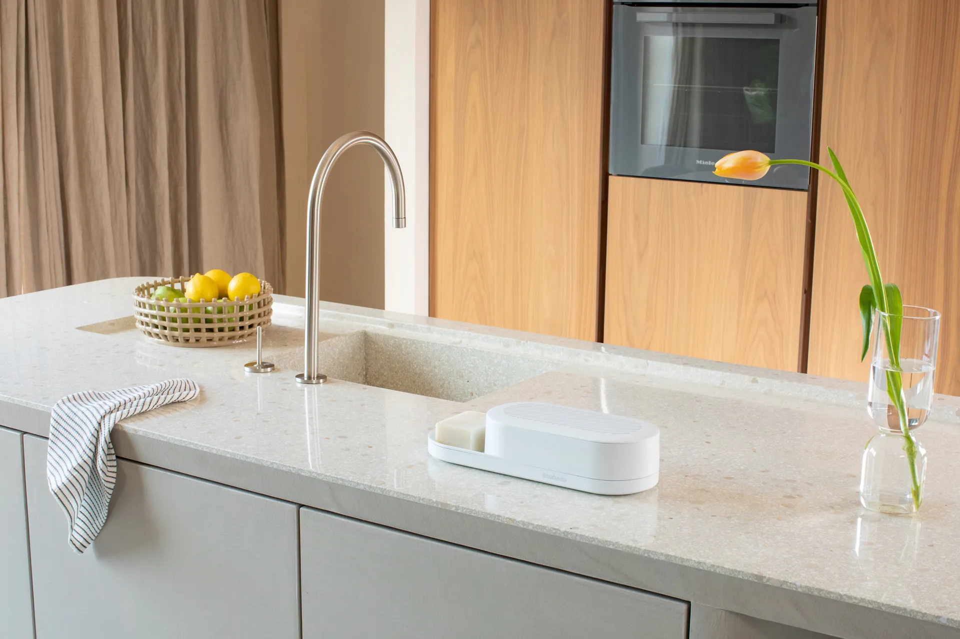 SinkStyle aanrechtorganiser, Mineral Fresh White Brabantia