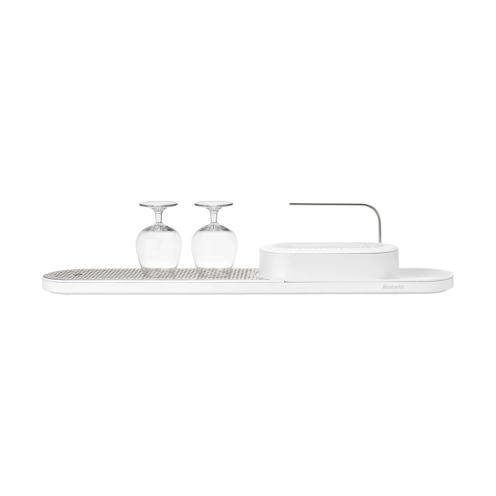 SinkStyle aanrechtorganiser set 2-delig, Mineral Fresh White Brabantia