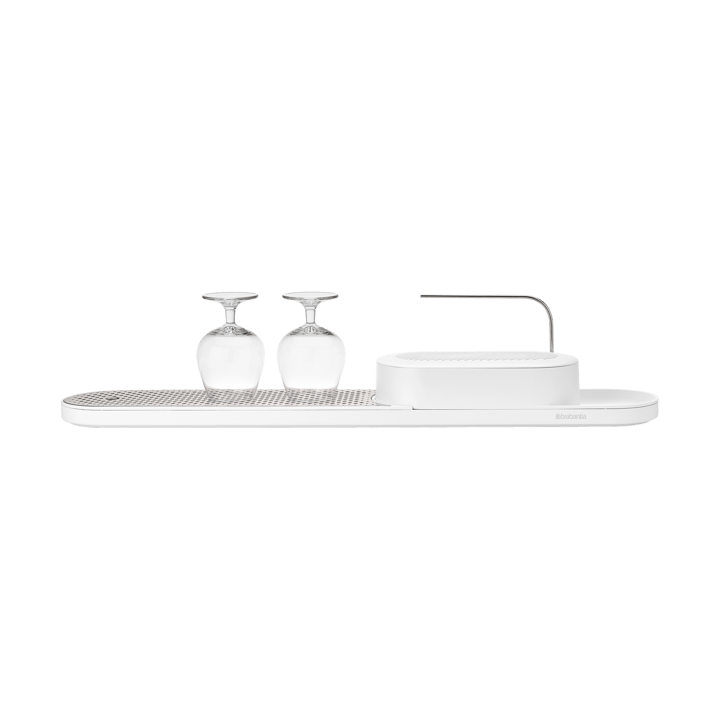 SinkStyle aanrechtorganiser set 2-delig, Mineral Fresh White Brabantia