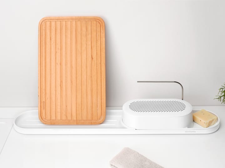 SinkStyle aanrechtorganiser set 2-delig, Mineral Fresh White Brabantia