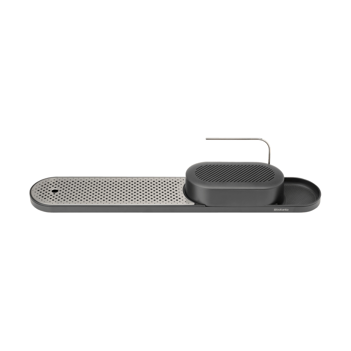SinkStyle aanrechtorganiser set 2-delig, Mineral Infinite Grey Brabantia