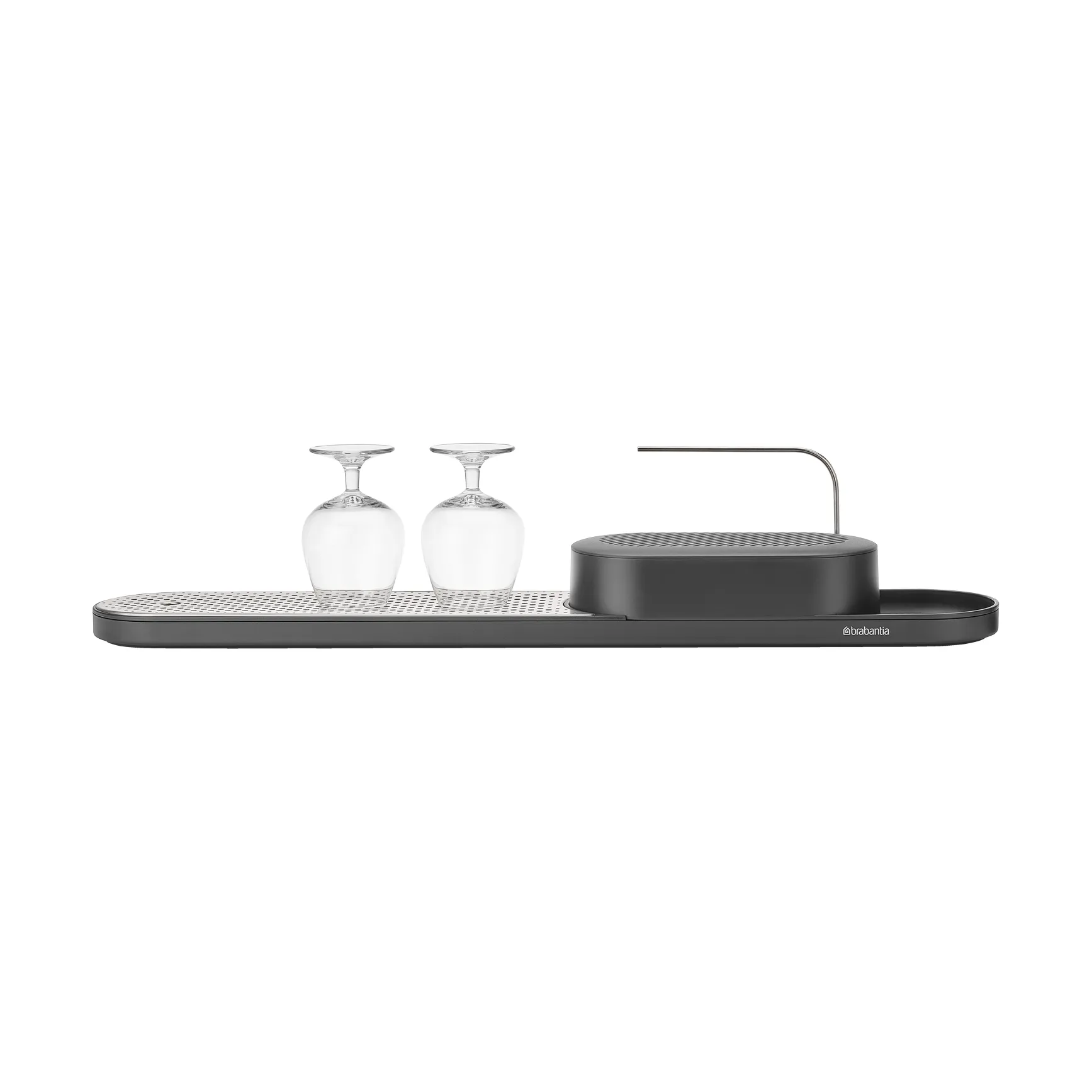 SinkStyle aanrechtorganiser set 2-delig, Mineral Infinite Grey Brabantia