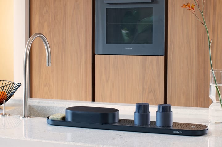 SinkStyle aanrechtorganiser set 2-delig, Mineral Infinite Grey Brabantia