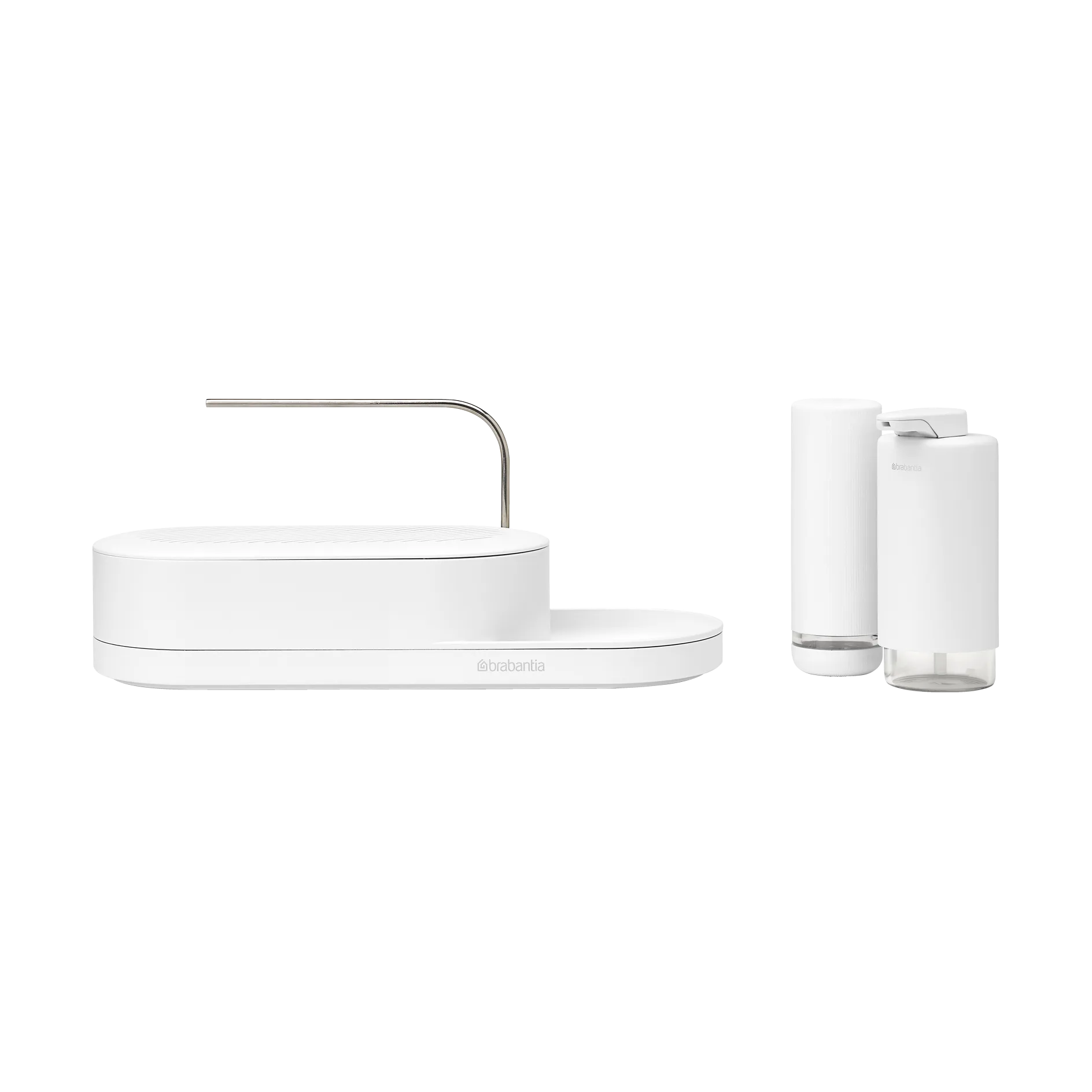 SinkStyle aanrechtorganiser set 3-delig, Mineral Fresh White Brabantia