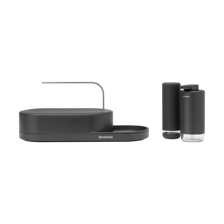 SinkStyle aanrechtorganiser set 3-delig - Mineral Infinite Grey - Brabantia