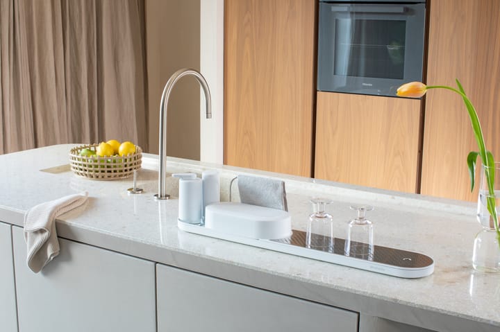 SinkStyle aanrechtorganiser set 4-delig, Mineral Fresh White Brabantia