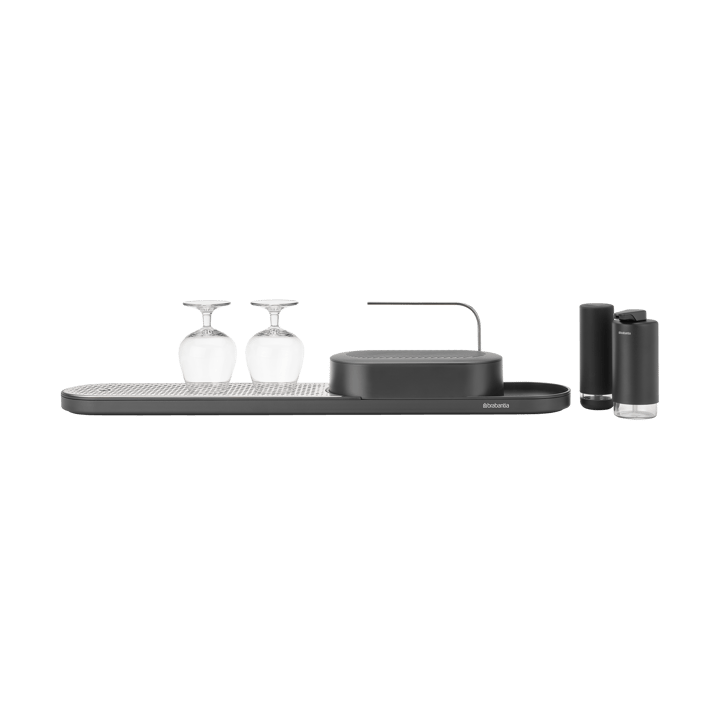 SinkStyle aanrechtorganiser set 4-delig, Mineral Infinite Grey Brabantia