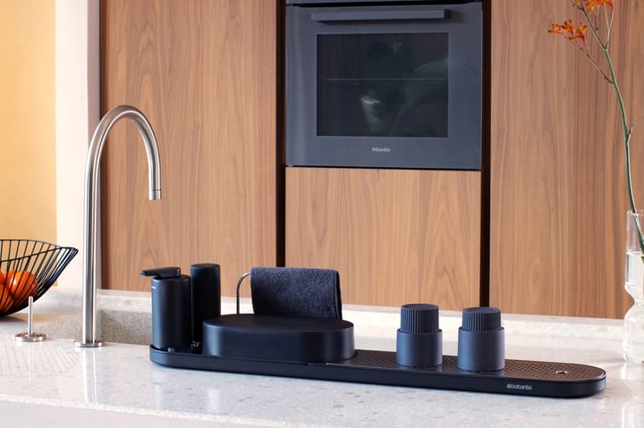 SinkStyle aanrechtorganiser set 4-delig, Mineral Infinite Grey Brabantia