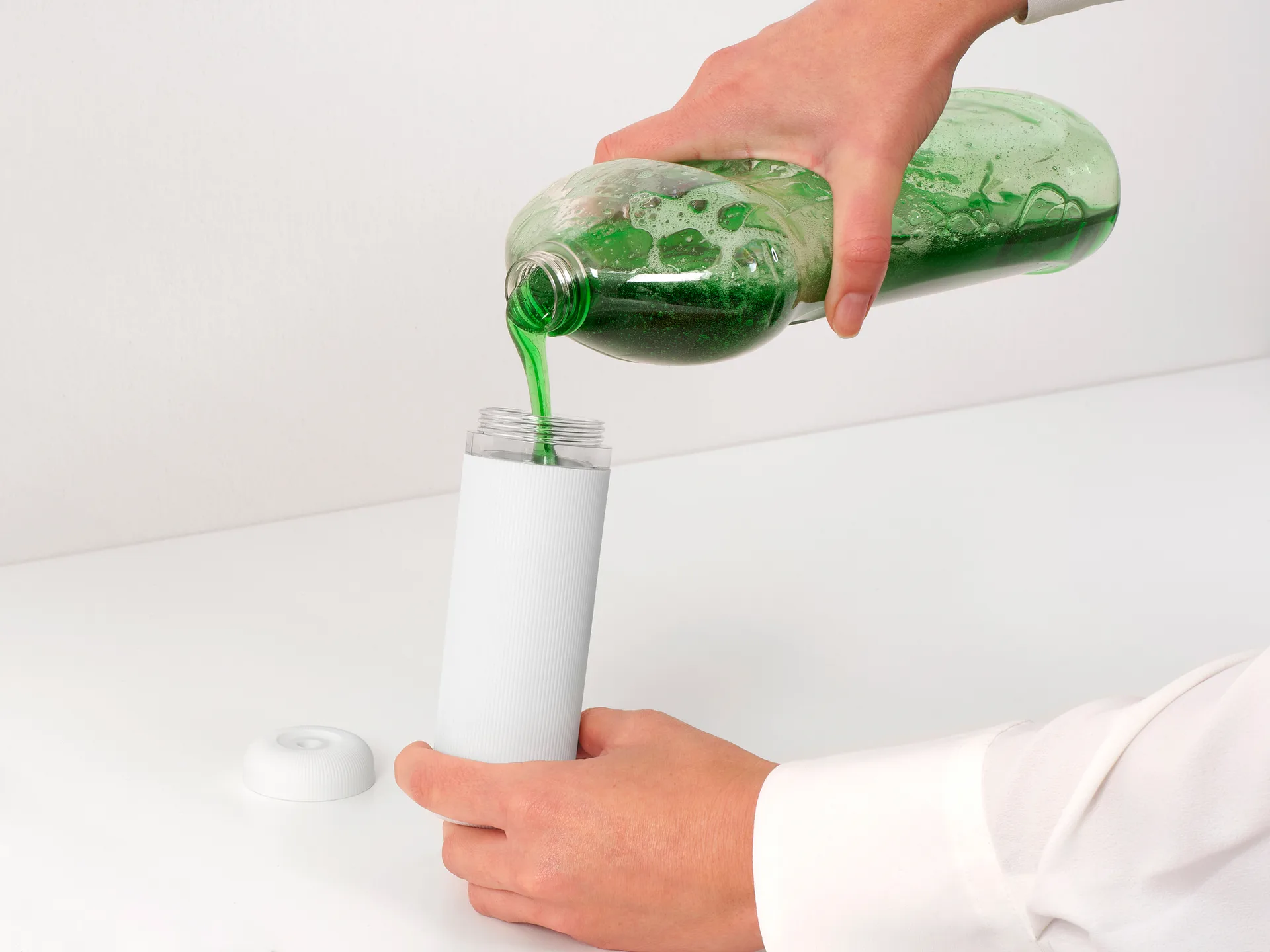 SinkStyle afwasmiddeldispenser, Mineral Fresh White Brabantia