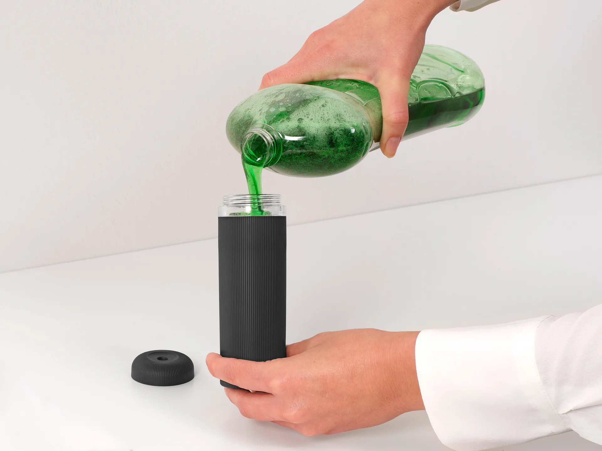 SinkStyle afwasmiddeldispenser, Mineral Infinite Grey Brabantia