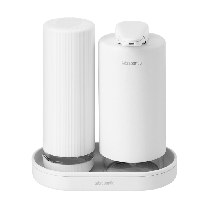 SinkStyle zeeppomp/afwasmiddeldispenser set - Mineral Fresh White - Brabantia