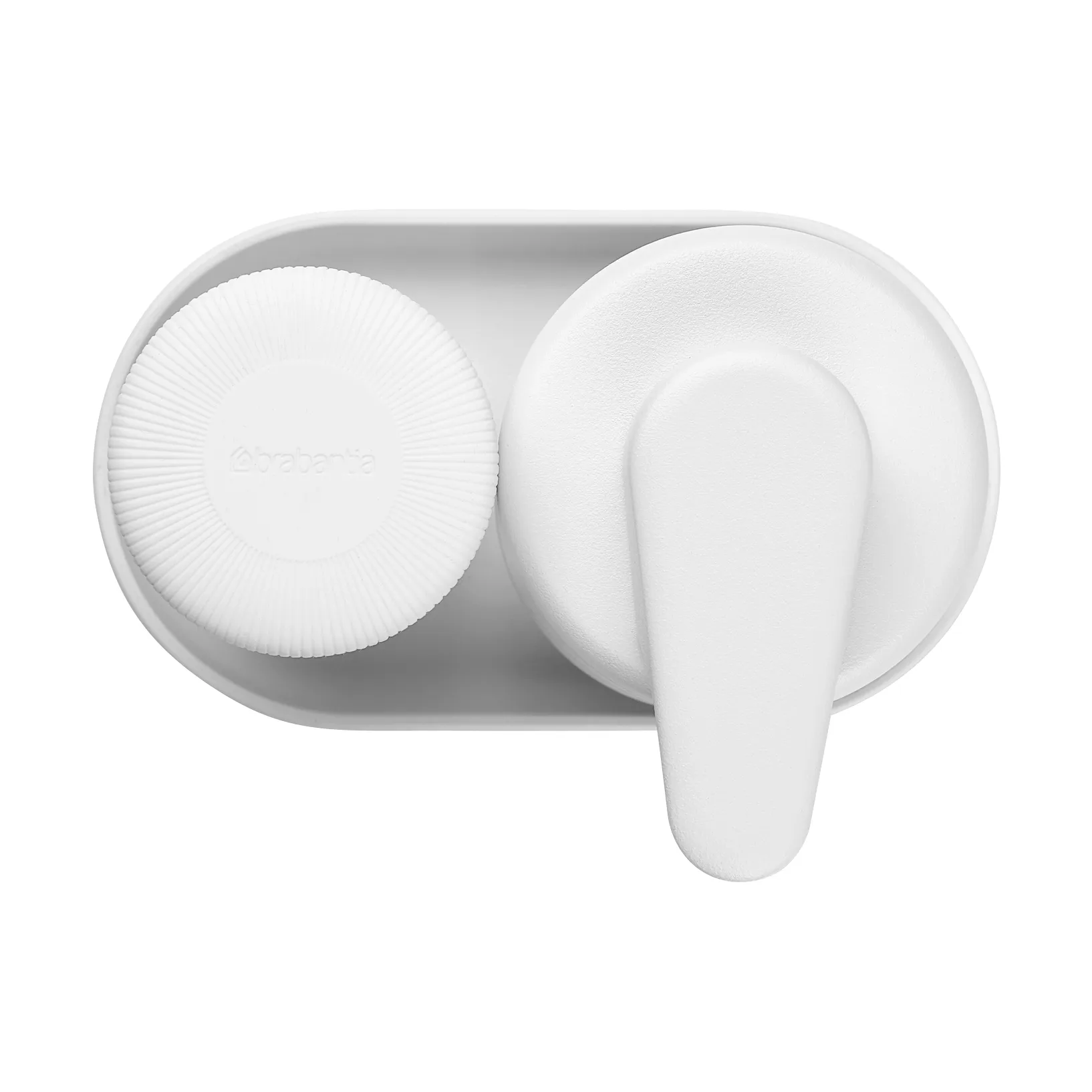 SinkStyle zeeppomp/afwasmiddeldispenser set, Mineral Fresh White Brabantia