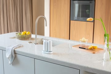 SinkStyle zeeppomp/afwasmiddeldispenser set - Mineral Fresh White - Brabantia