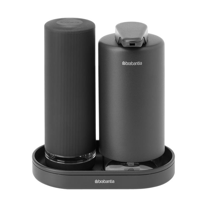 SinkStyle zeeppomp/afwasmiddeldispenser set - Mineral Infinite Grey - Brabantia