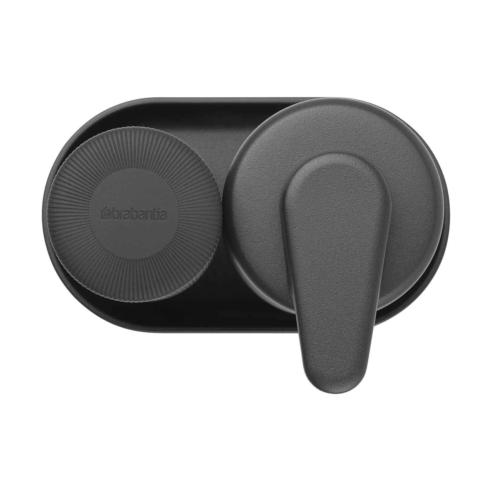 SinkStyle zeeppomp/afwasmiddeldispenser set, Mineral Infinite Grey Brabantia