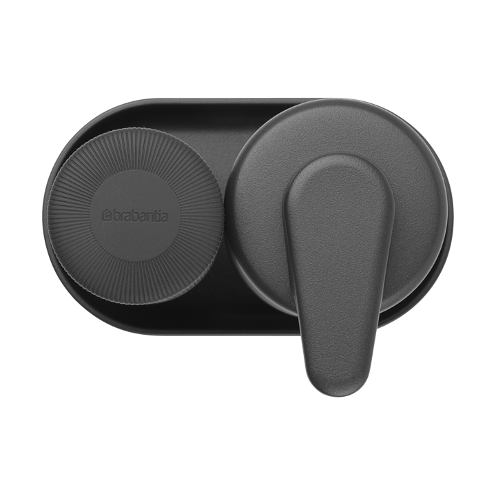 SinkStyle zeeppomp/afwasmiddeldispenser set, Mineral Infinite Grey Brabantia