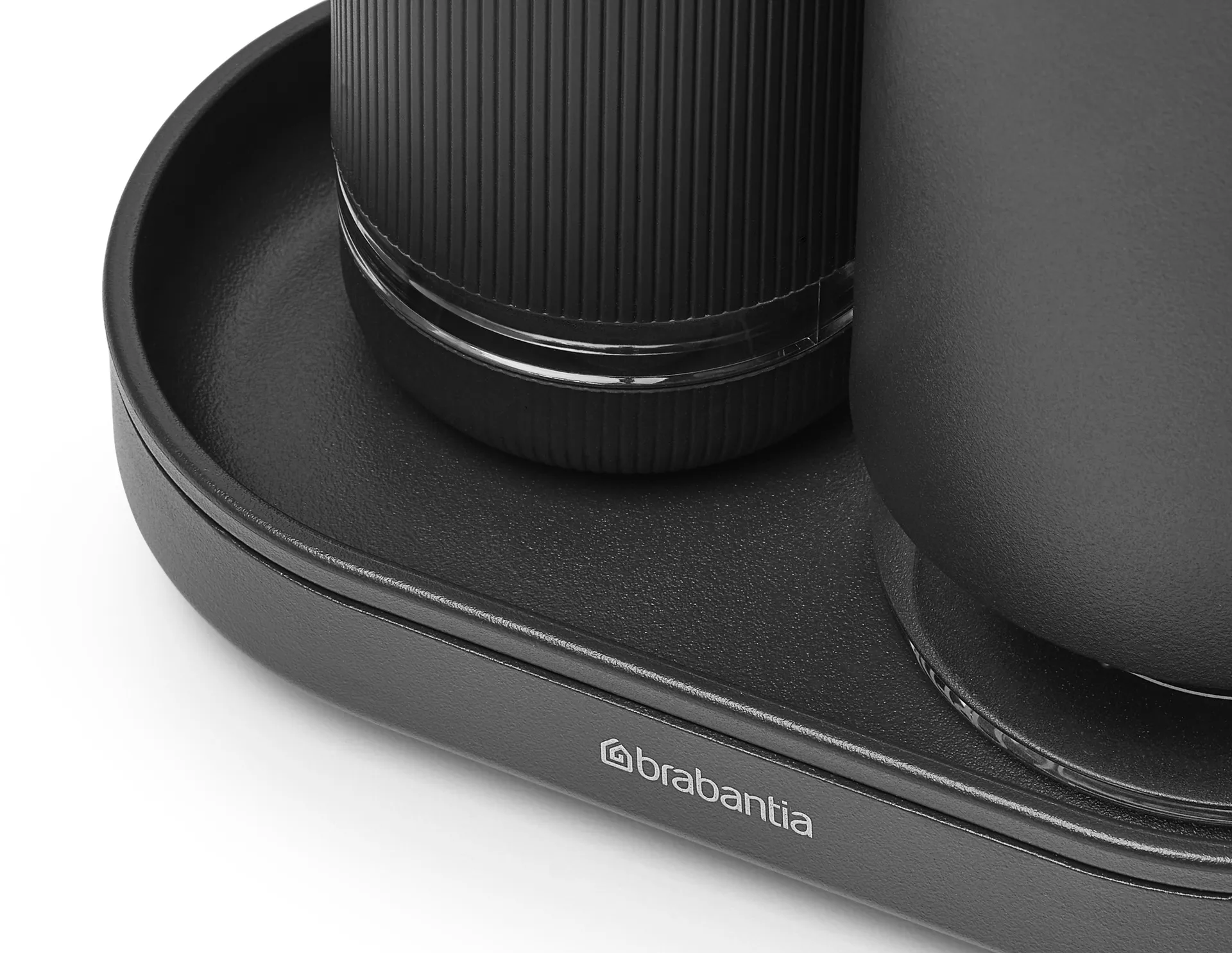 SinkStyle zeeppomp/afwasmiddeldispenser set, Mineral Infinite Grey Brabantia