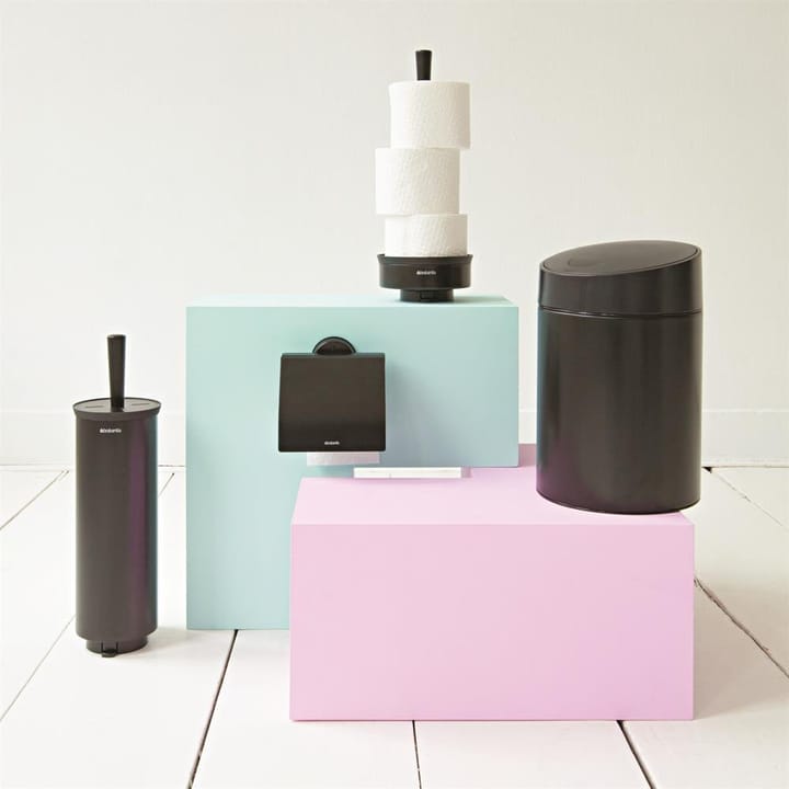 Slide Bin prullenbak 5 liter, zwart Brabantia