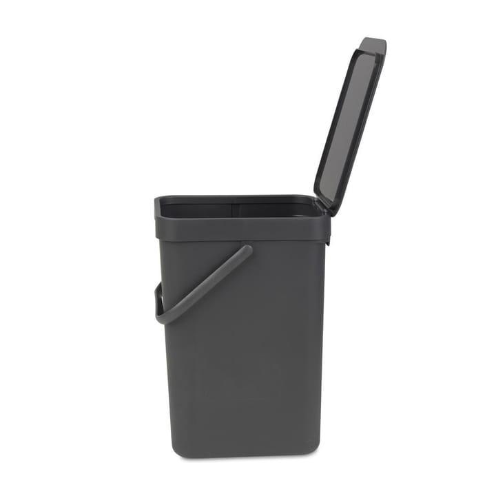 Sort & Go afvalbak 12 l. - grijs - Brabantia