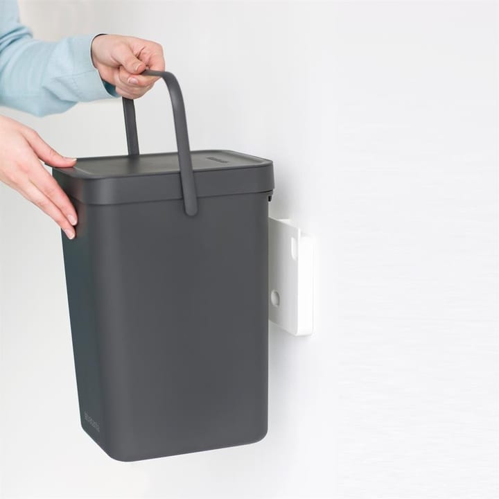 Sort & Go afvalbak 12 l., grijs Brabantia