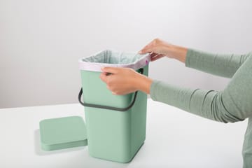 Sort & Go afvalbak 12 l. - Jade green - Brabantia