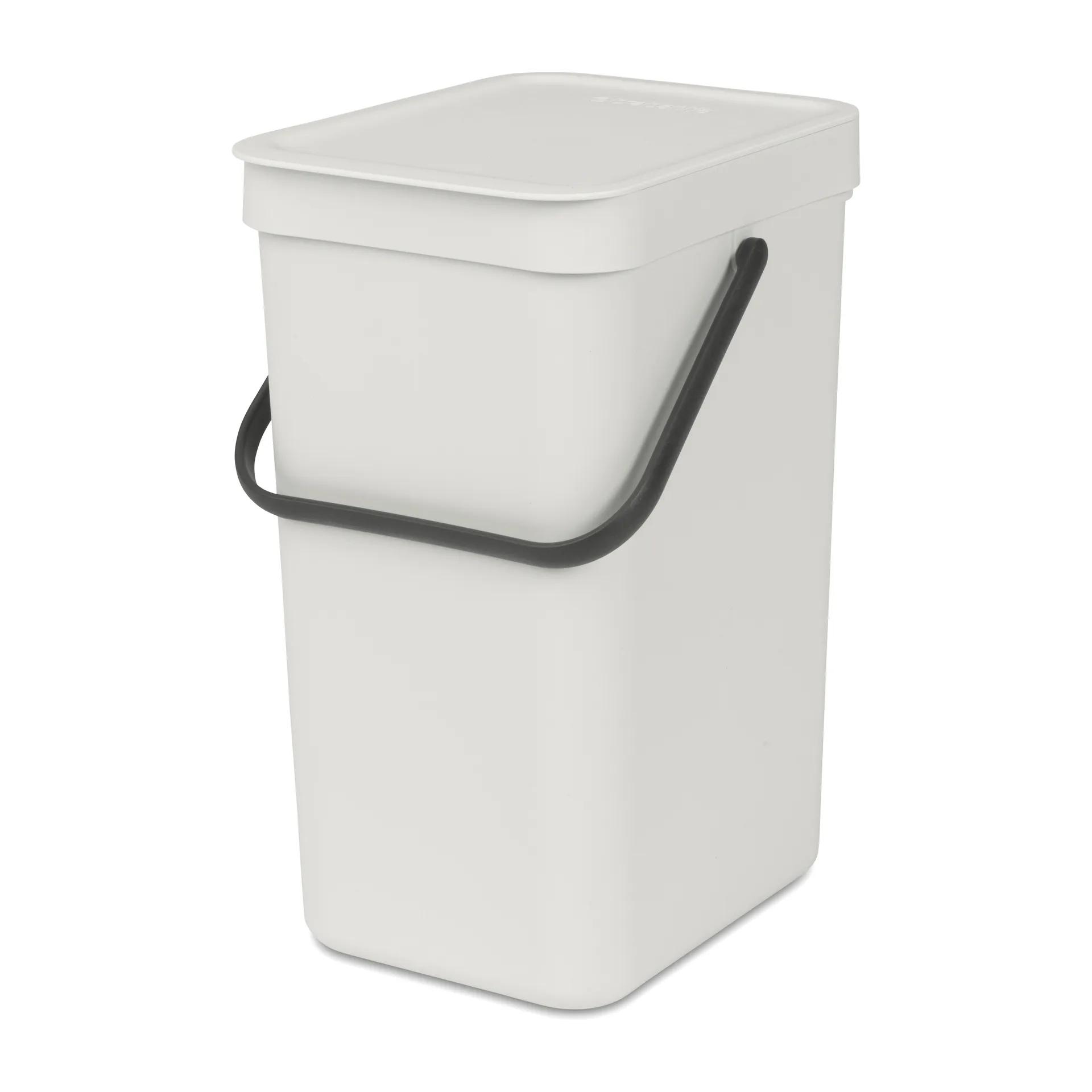 Sort & Go afvalbak 12 liter, Lichtgrijs Brabantia