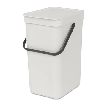 Sort & Go afvalbak 12 liter - Lichtgrijs - Brabantia