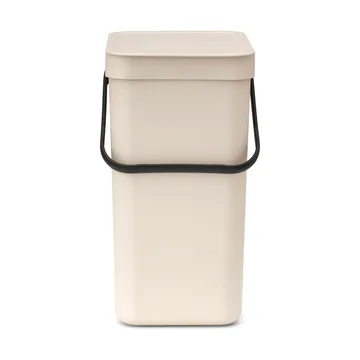Sort & Go afvalbak 12 liter - Zacht beige - Brabantia