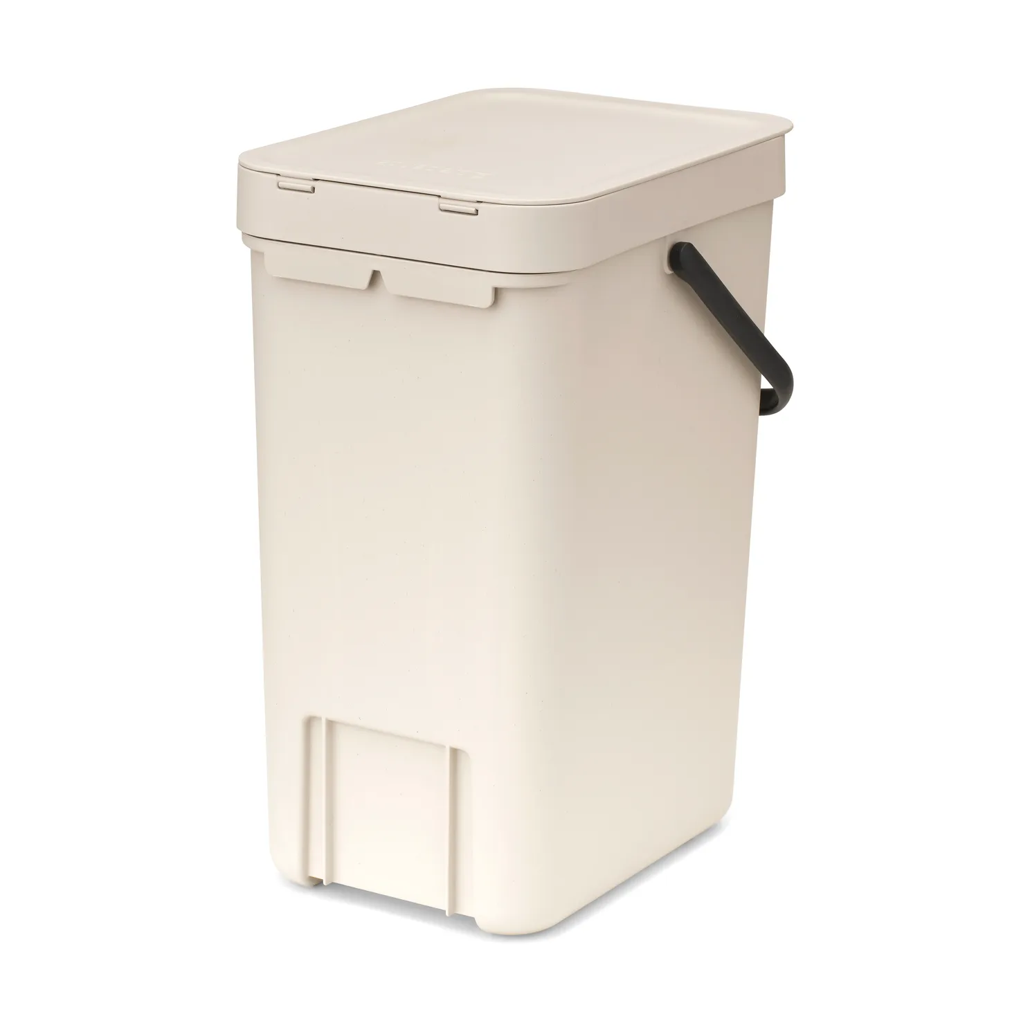 Sort & Go afvalbak 12 liter, Zacht beige Brabantia