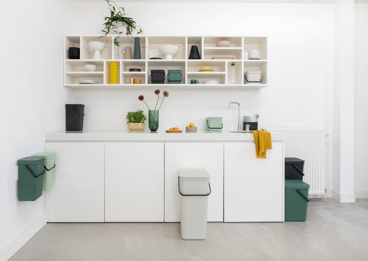 Sort & Go afvalbak 3 L, Jade green Brabantia