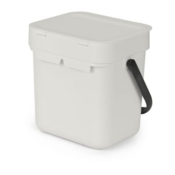 Sort & Go afvalbak 3 L - Lichtgrijs - Brabantia