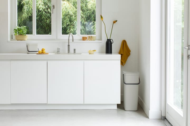 Sort & Go afvalbak 3 L, Lichtgrijs Brabantia