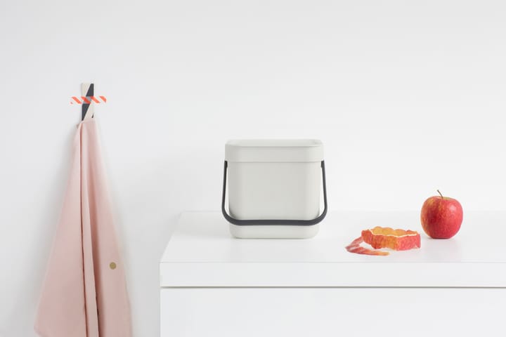 Sort & Go afvalbak 3 L, Lichtgrijs Brabantia