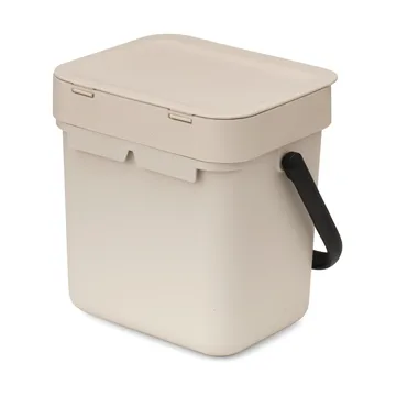 Sort & Go afvalbak 3 L - Zacht beige - Brabantia